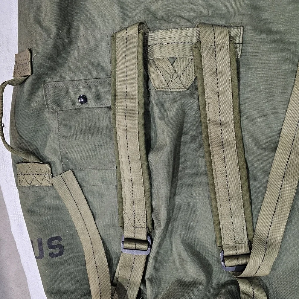 USGI Military Duffel Bag Nylon Type II Faison Mfg 1986 NSN 8465-01-117-8699